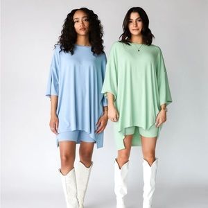 The Foxy Kind All Weekend Long Set - In The Clouds Blue